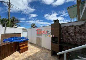 Casa com 3 dormitórios para alugar, 70 m² por r$ 3.500,00/mês - foguete - cabo frio/rj