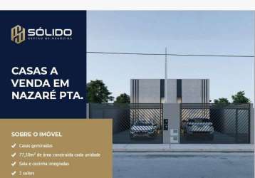 Casa com 2 dormitórios à venda, 77 m² por r$ 430.000,00 - guaxinduva - nazaré paulista/sp