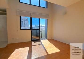 Pinheiros / loft duplex alto padrão próx. metrô e faria lima - 50m², 1 suíte + lavabo, 1 vaga, ótimo lazer