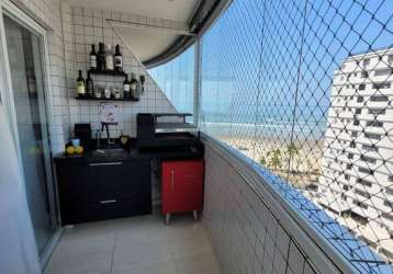 Cobertura 2 quartos, 2 suítes, sacada gourmet - tupi - praia grande