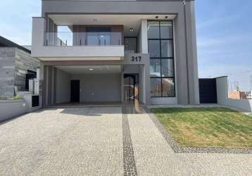 Casa com 3 dormitórios à venda, 260 m² por r$ 2.700.000,00 - condomínio residencial santorini - paulínia/sp