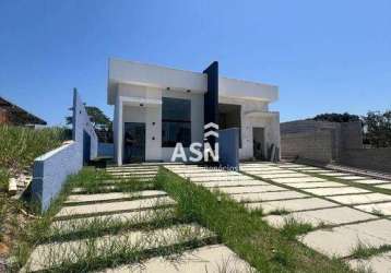 Casa com 2 dormitórios à venda, 65 m² por r$ 350.000,00 - mar do norte - rio das ostras/rj