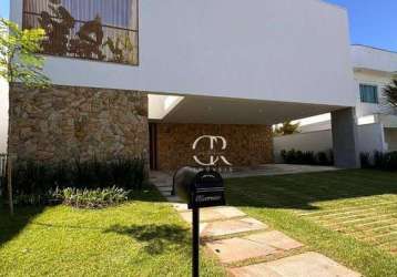 Casa 4 dormitórios, 367 m², r$ 4.200.000 - jardins gênova, uberlândia/mg