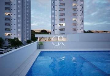 Apartamento com 2 dormitórios à venda, 52 m² por r$ 250.000,00 - novo mundo - uberlândia/mg