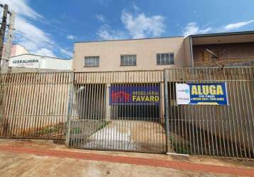 Barracão para alugar, 236 m² por r$ 3.500,00/mês - conjunto café - londrina/pr