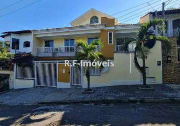 Casa em condomínio fechado com 4 quartos para alugar na rua são bernardo do campo, vila valqueire, rio de janeiro, 311 m2 por r$ 6.500