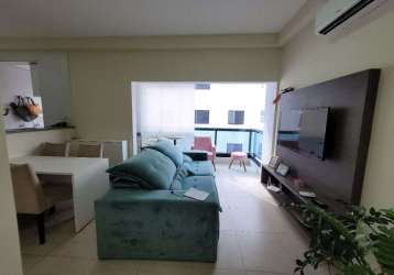 Flat com 2 dormitórios à venda, 65 m²- pitangueiras - guarujá/sp