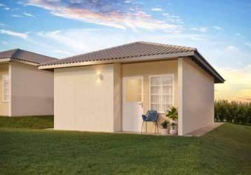 Casa para venda em marília, sítios de recreio santa rosa (padre nóbrega), 2 dormitórios, 1 banheiro, 1 vaga