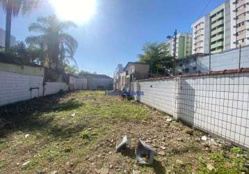 Terreno à venda na avenida senador feijó, 0, vila matias, santos por r$ 1.190.000