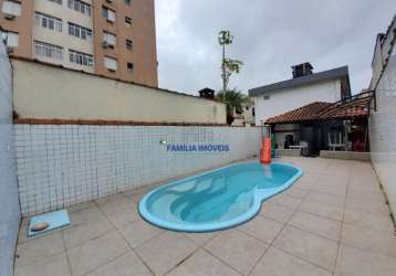 Casa em condomínio fechado com 4 quartos à venda na rua evaristo da veiga, --, campo grande, santos por r$ 1.150.000