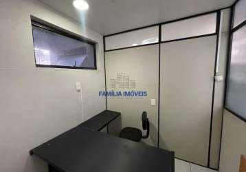 Sala comercial com 4 salas à venda na rua doutor carvalho de mendonça, --, encruzilhada, santos por r$ 235.000