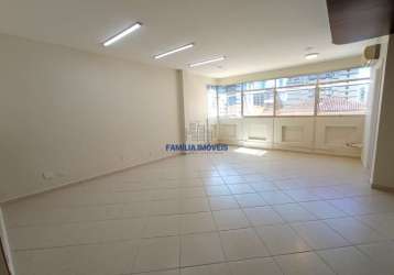 Sala comercial com 3 salas para alugar na avenida ana costa, --, gonzaga, santos por r$ 4.000