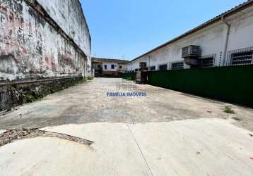 Terreno comercial para alugar na rua doutor carvalho de mendonça, --, vila belmiro, santos por r$ 6.000