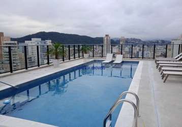 Apartamento com 2 quartos à venda na rua rio grande do norte, --, pompéia, santos por r$ 1.400.000