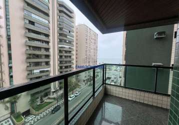 Apartamento com 3 quartos à venda na avenida almirante cochrane, --, embaré, santos por r$ 1.490.000