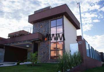 Casa térrea com 3 quartos à venda, 147 m² por r$ 1.200.000 - condomínio parqueville pinheiros - aparecida de goiânia/go