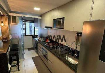 Apartamento com 2 quartos  1 suite armarios e ar condiciona  à venda, 62 m² por r$ 610.000 - alto da glória - goiânia/go