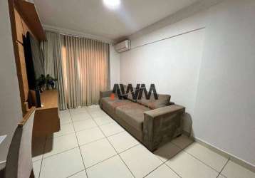 Apartamento com 2 quartos para alugar, 60 m² por r$ 3.710/mês - setor cândida de morais - goiânia/go