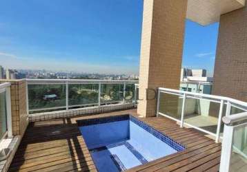 Cobertura duplex com vista panorâmica no lorian boulevard - osasco