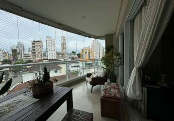 Apartamento amplo com 3 dormitórios e lazer completo – 117 m² – santos/sp