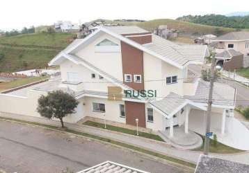 Sobrado com 3 dormitórios à venda, 311 m² por r$ 1.380.000,00 - condomínio residencial mantiqueira - são josé dos campos/sp