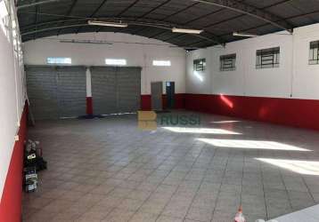 Galpão para alugar, 300 m² por r$ 6.080,00/mês - jardim da granja - são josé dos campos/sp