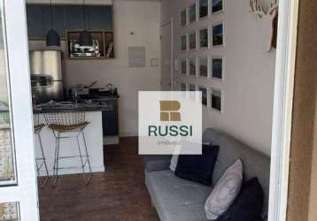 Apartamento com 1 dormitório para alugar, 37 m² por r$ 3.010,00/mês - centro - são josé dos campos/sp