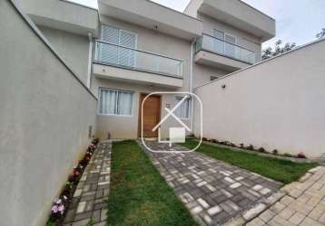 Sobrado com 2 dormitórios à venda, 76 m² por r$ 435.000,00 - itaoca - guararema/sp