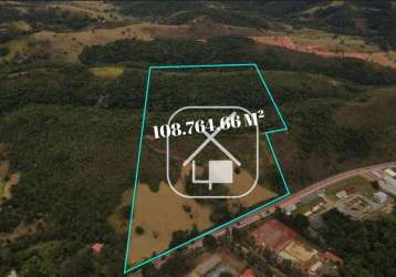 Terreno à venda, 108764 m² por r$ 3.500.000,00 - morro branco - guararema/sp