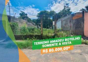 Terreno 8x18 amadeu botelho