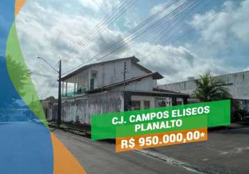 Casa 3q/1st cj. campos eliseos, planalto