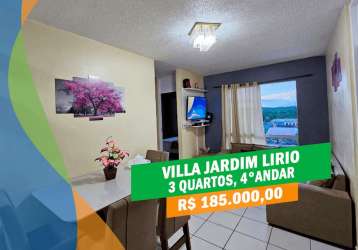 Villa jardim lírio 3 quartos tarumã