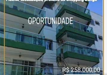 Apartamento para venda em rio de janeiro, bangu, 2 dormitórios, 2 banheiros, 1 vaga