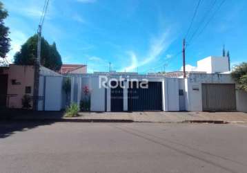 Casa para alugar, 3 quartos, saraiva - uberlândia/mg - rotina imobiliária