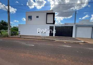 Casa para alugar, 3 quartos, novo mundo - uberlândia/mg - rotina imobiliária