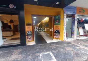 Loja para alugar, centro - uberlândia/mg - rotina imobiliária