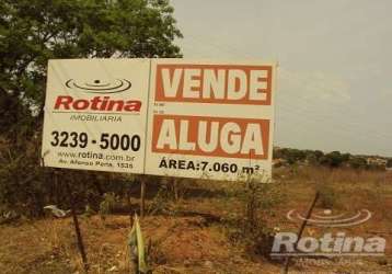 Área para alugar, distrito industrial - uberlândia/mg - rotina imobiliária