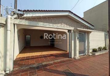 Casa para alugar, 3 quartos, nossa senhora aparecida - uberlândia/mg - rotina imobiliária