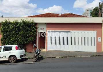 Casa para alugar, 3 quartos, centro - uberlândia/mg - rotina imobiliária