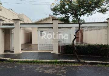 Casa comercial para alugar, nossa senhora aparecida - uberlândia/mg - rotina imobiliária