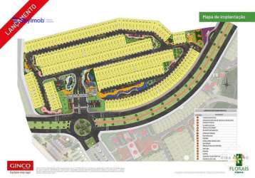 Terreno de 180 m² à venda no condomínio florais pérola