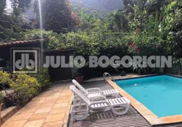 Casa em condomínio fechado com 4 quartos à venda na rua general danton teixeira, são conrado, rio de janeiro, 276 m2 por r$ 5.000.000