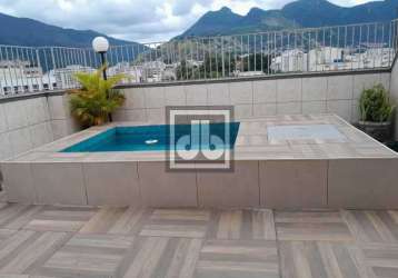 Cobertura com 3 quartos à venda na rua adalberto aranha, vila isabel, rio de janeiro, 151 m2 por r$ 1.390.000