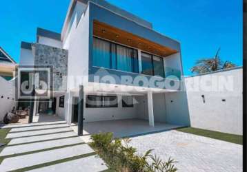 Casa em condomínio fechado com 4 quartos à venda na rua procurador machado guimarães, barra da tijuca, rio de janeiro, 402 m2 por r$ 4.500.000