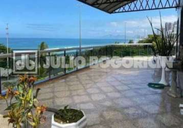 Cobertura com 4 quartos à venda na avenida lúcio costa, barra da tijuca, rio de janeiro, 858 m2 por r$ 12.000.000