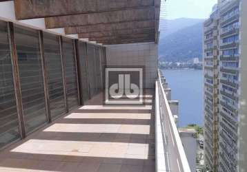 Cobertura com 5 quartos à venda na rua ministro armando de alencar, lagoa, rio de janeiro, 367 m2 por r$ 2.950.000