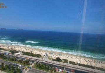 Atlântico sul - barra da tijuca - apartamento de 4 quartos 386m²- frontal mar!