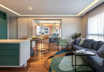 Apartamento a venda no jardins: 1 dormitório com suíte e 1 vaga - 70m²