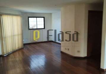 Apartamento com 2 dormitórios, sendo 2 suítes, 2 vagas, 128,00m² em campo belo, são paulo, sp.