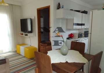 Apartamento mobiliado com 2 vagas e 2 dormitórios à venda, jardim casa branca, caraguatatuba, sp